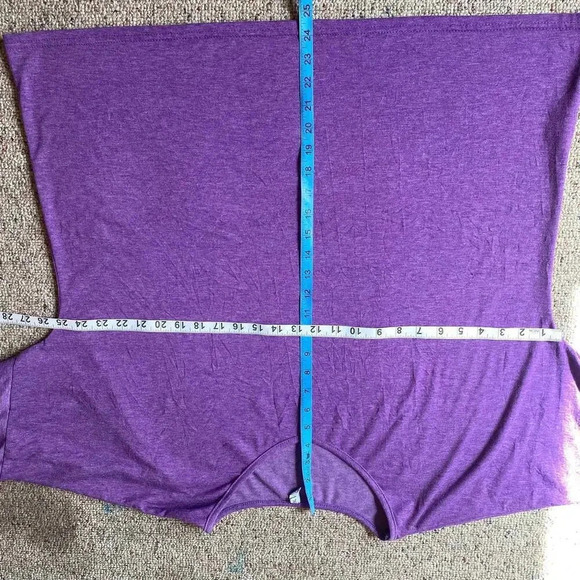 Miss Look Comfortable Stretch Purple Shirt Women Plus Size 5XL - Picture 4 of 4